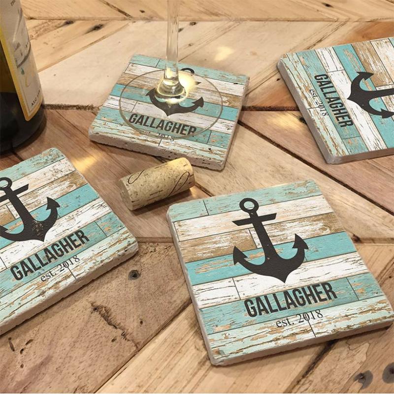 Appliances & Gadgets | Personalized Set Of 4 Coasters Appliances & Gadgets Appliances & Gadgets