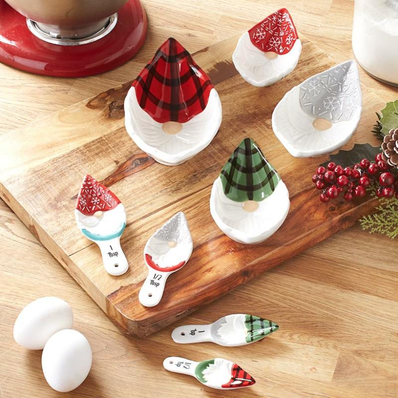 Baking & Cooking Supplies | Holiday Gnome Measuring Cups Or Measuring Spoons Appliances & Gadgets Appliances & Gadgets