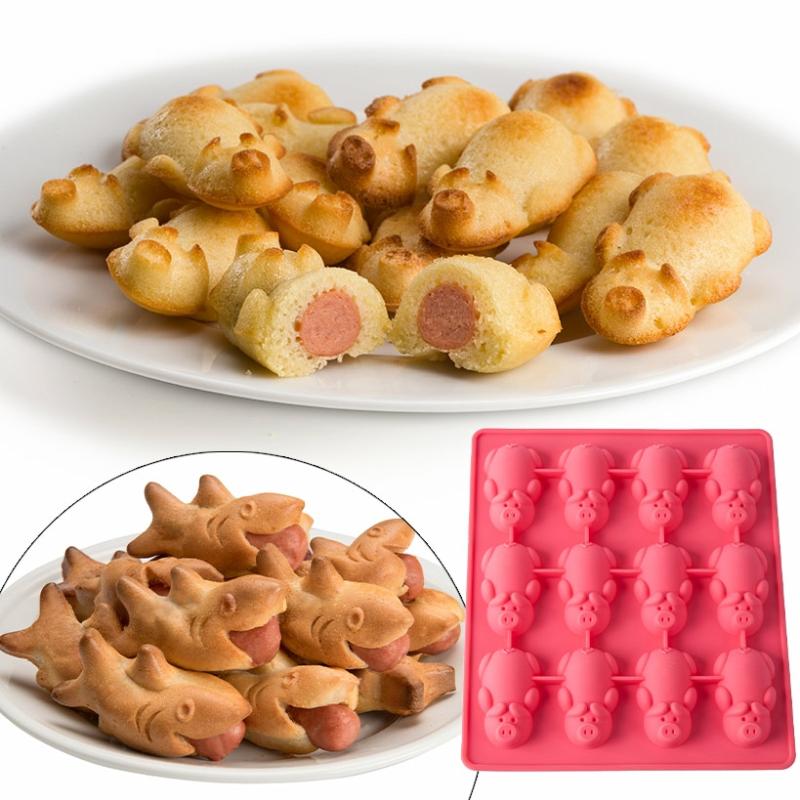 Baking & Cooking Supplies | Shark Bites Or Pigs In A Blanket Silicone Molds Baking & Cooking Supplies Baking & Cooking Supplies