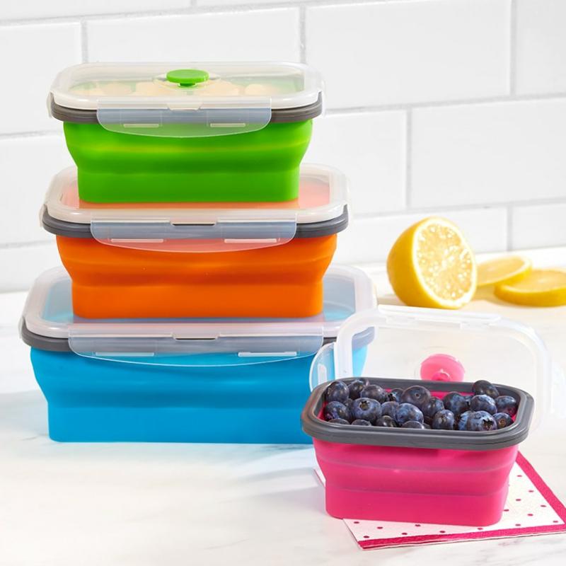 Bowls & Containers | Collapsible Locking Lid Food Storage System Bowls & Containers Bowls & Containers