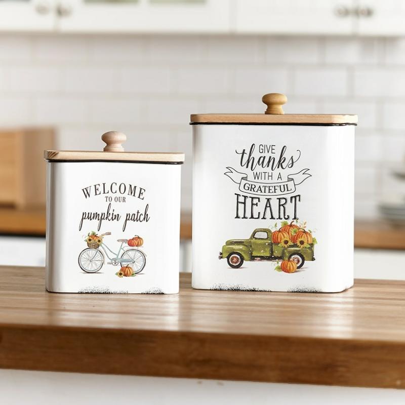 Bowls & Containers | Harvest Metal Canisters Bowls & Containers Bowls & Containers