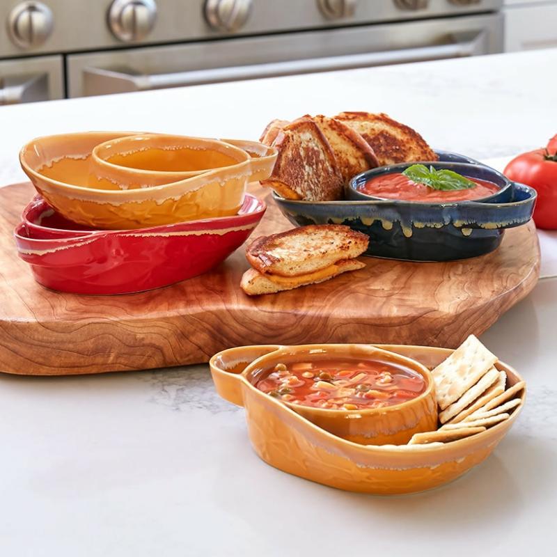 Bowls & Containers | Sets Of 2 Stoneware Soup & Side Bowls Bowls & Containers Bowls & Containers