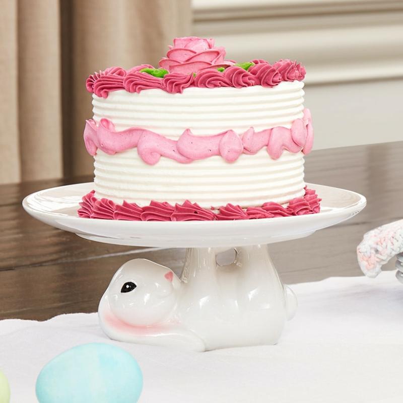 Dinnerware & Serveware | Bunny Cake Stand Baking & Cooking Supplies Baking & Cooking Supplies