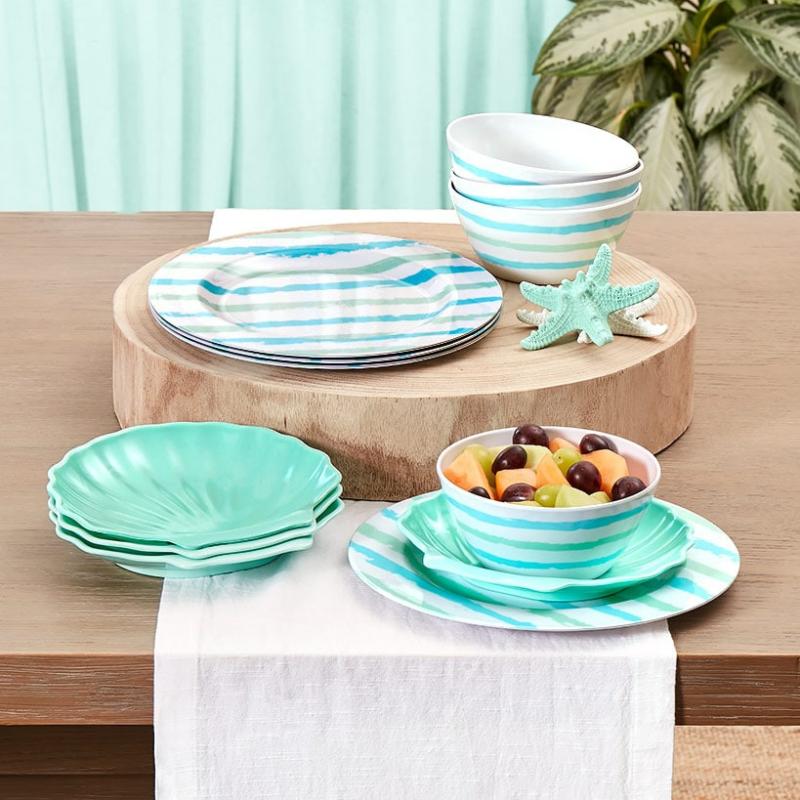 Dinnerware & Serveware | Coastal Melamine Dinnerware Dinnerware & Serveware Dinnerware & Serveware