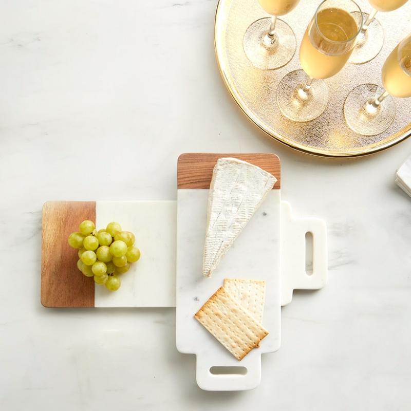 Dinnerware & Serveware | Marble & Wood Charcuterie Boards Or Gold Platter Dinnerware & Serveware Dinnerware & Serveware