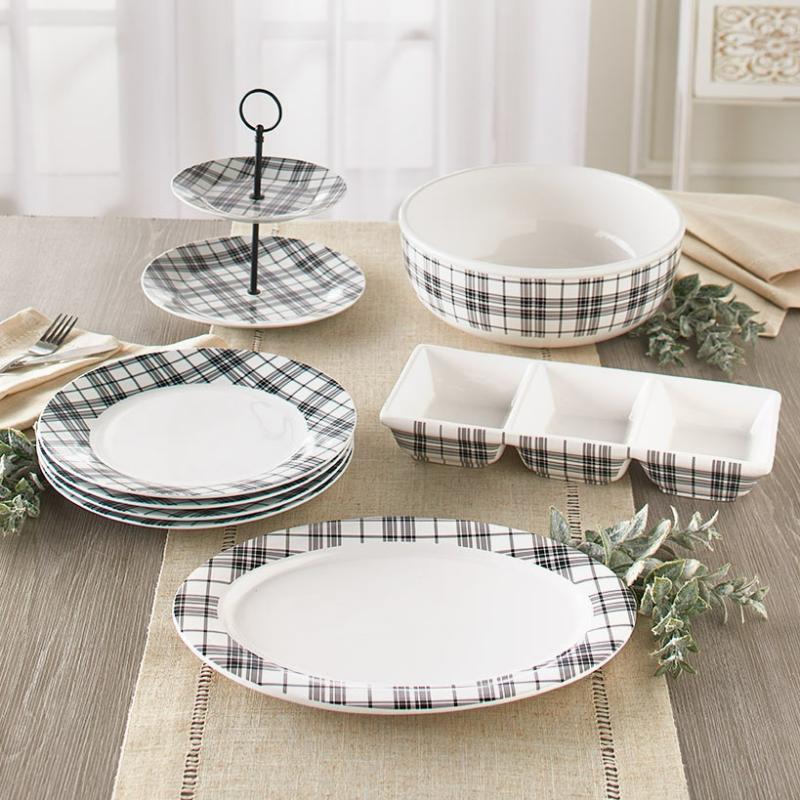 Dinnerware & Serveware | Plaid Entertaining Collection Dinnerware & Serveware Dinnerware & Serveware