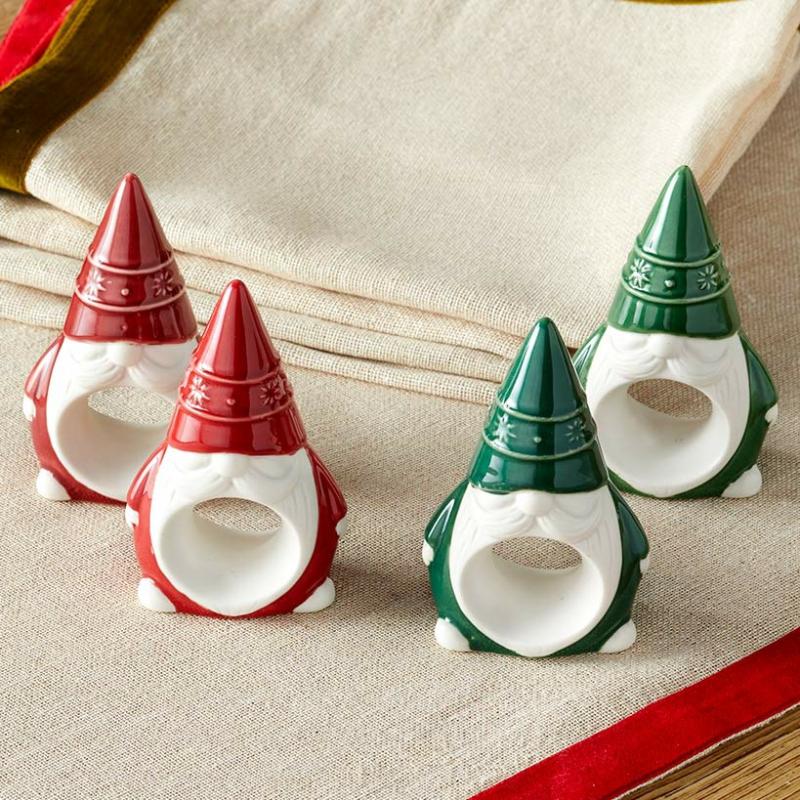 Dinnerware & Serveware | Set Of 4 Napkin Rings Dinnerware & Serveware Dinnerware & Serveware