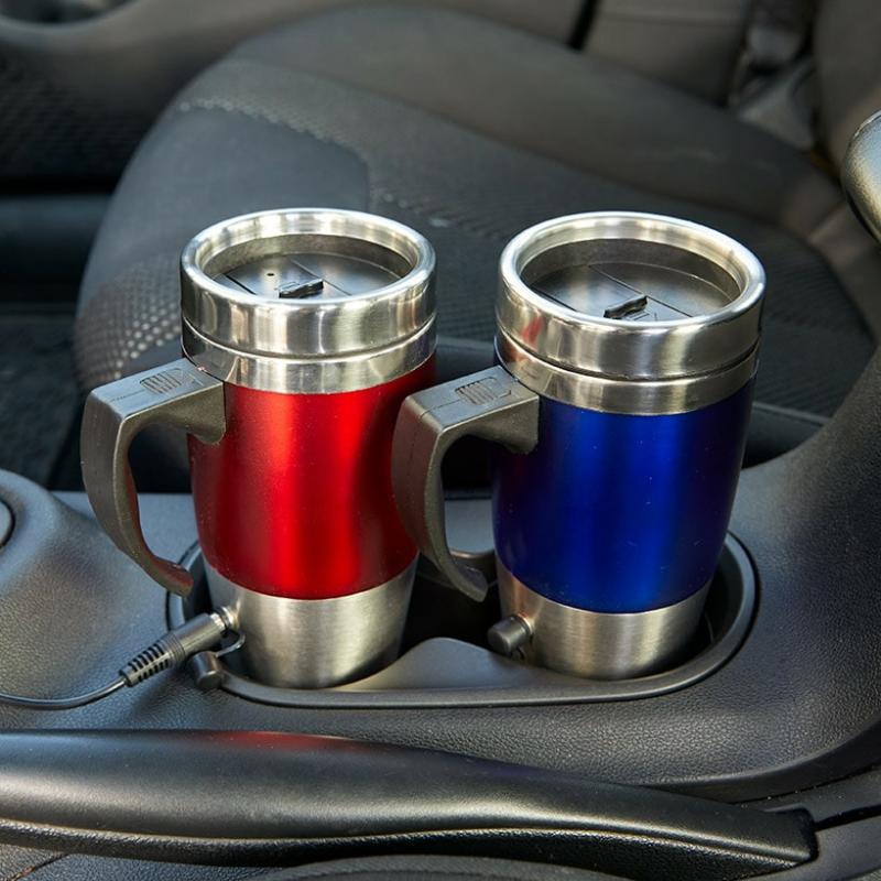 Drinkware | 16-Oz. Heated Travel Mugs With Usb Cable Drinkware Blue