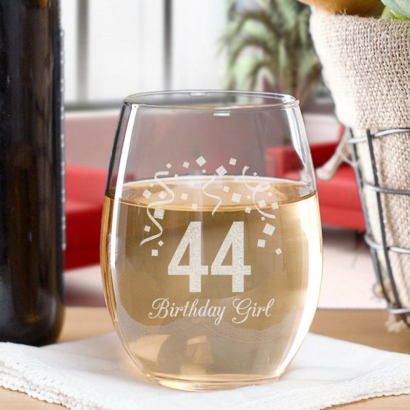 Drinkware | Personalized Birthday Wine Glass Drinkware Drinkware