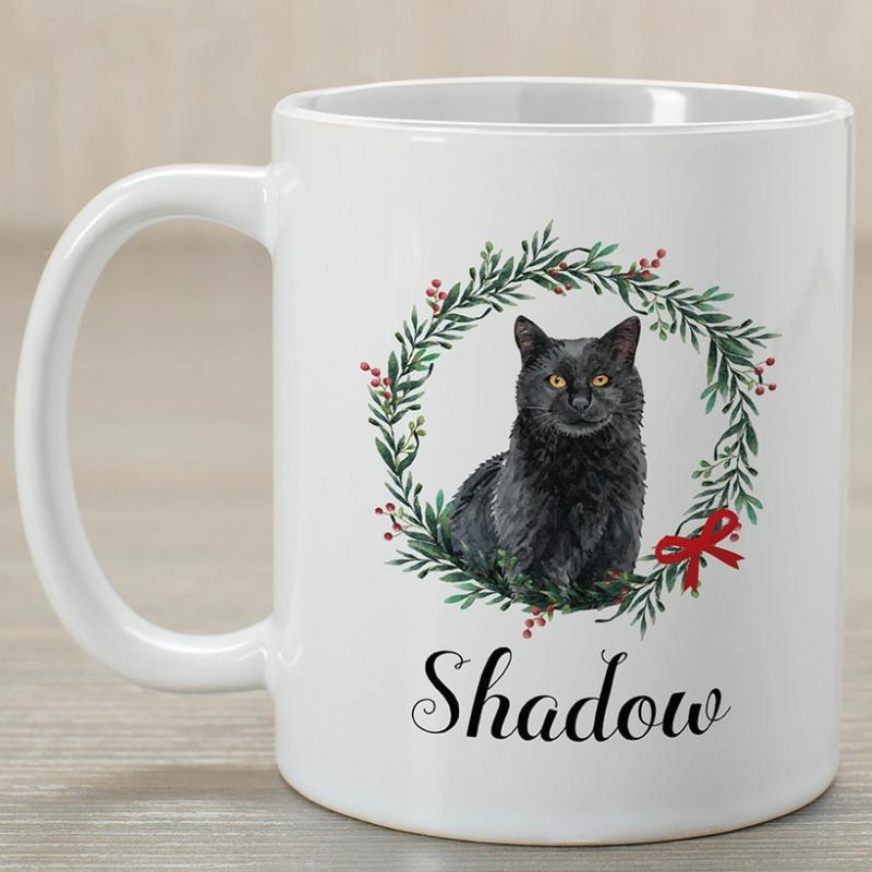 Drinkware | Personalized Christmas Cat Coffee Mugs Drinkware Drinkware