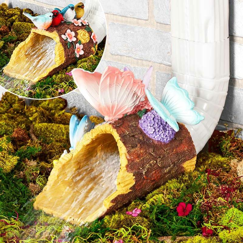 Garden Accents | Bird Or Butterfly Down Spout Covers Garden & Outdoors Garden Accents