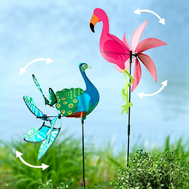 Garden Accents | Bird Windspinner Stakes Garden & Outdoors Garden Accents