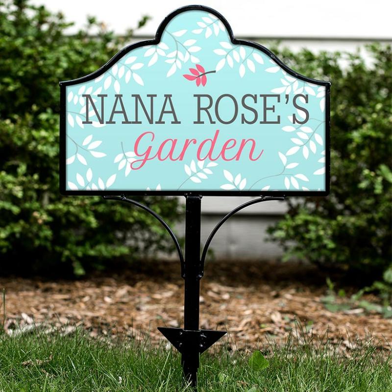 Garden Accents | Personalized Blue Welcome Yard Sign Magnet Garden & Outdoors Garden Accents