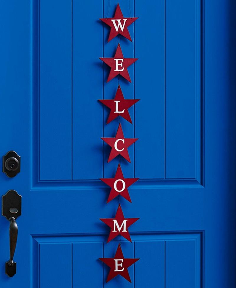 Garden Accents | Star Welcome Sign Garden & Outdoors Garden Accents