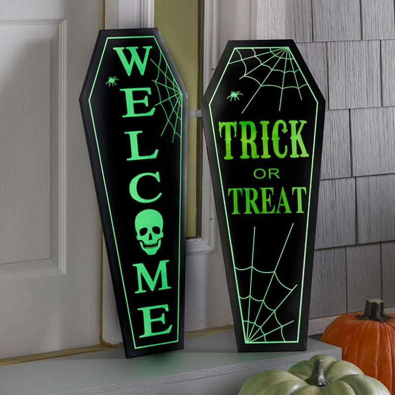 Outdoor Decor | 30" Glow-In-The-Dark Tombstone Signs Garden & Outdoors Outdoor Decor