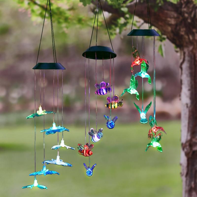 Outdoor Decor | Garden Themed Solar Mobiles Garden & Outdoors Outdoor Decor