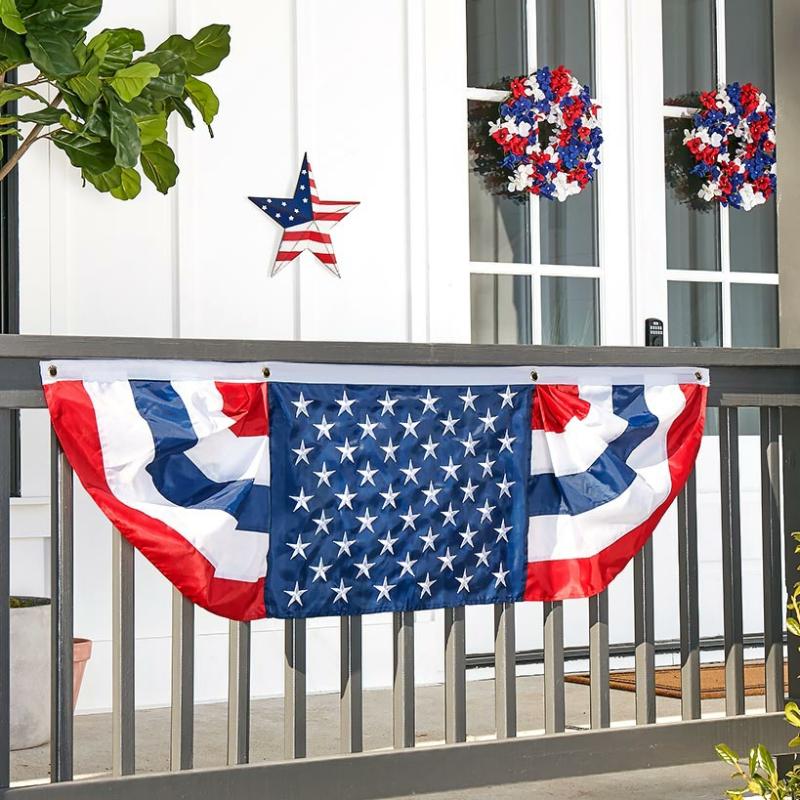 Outdoor Decor | Patriotic Bunting Flag Garden & Outdoors Outdoor Decor