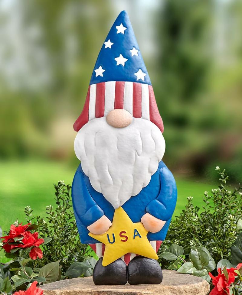 Outdoor Decor | Patriotic Garden Gnome Garden & Outdoors Garden Accents