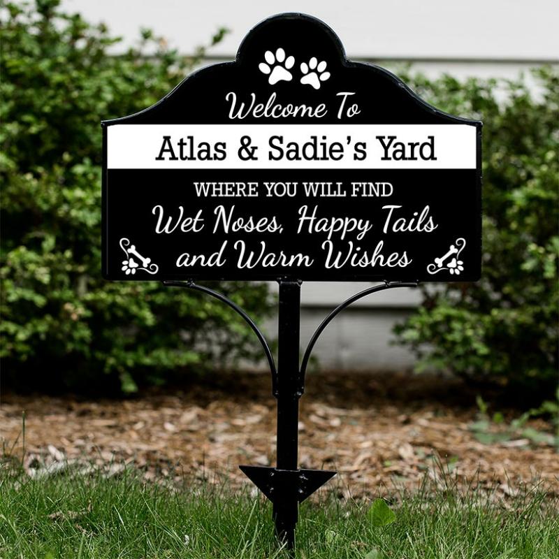 Outdoor Decor | Personalized Magnetic Pet Sign Garden & Outdoors Outdoor Decor