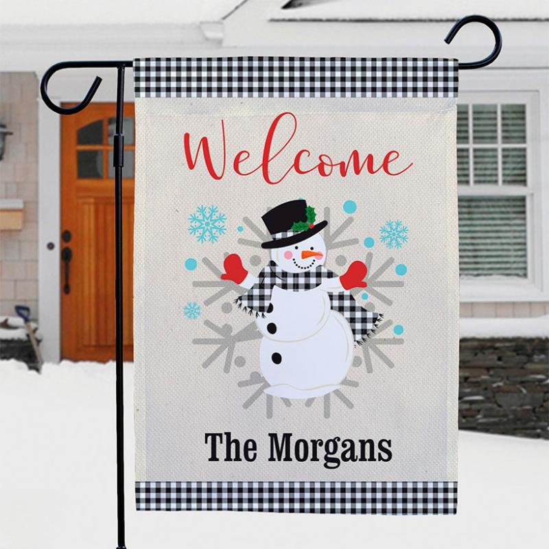 Outdoor Decor | Personalized Winter Holiday Garden Flags Garden & Outdoors Garden Accents