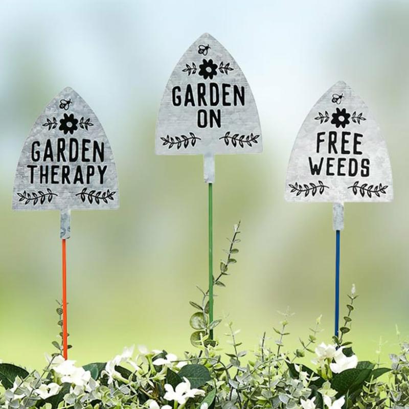 Outdoor Decor | Set Of 3 Garden Signs Garden & Outdoors Garden Accents