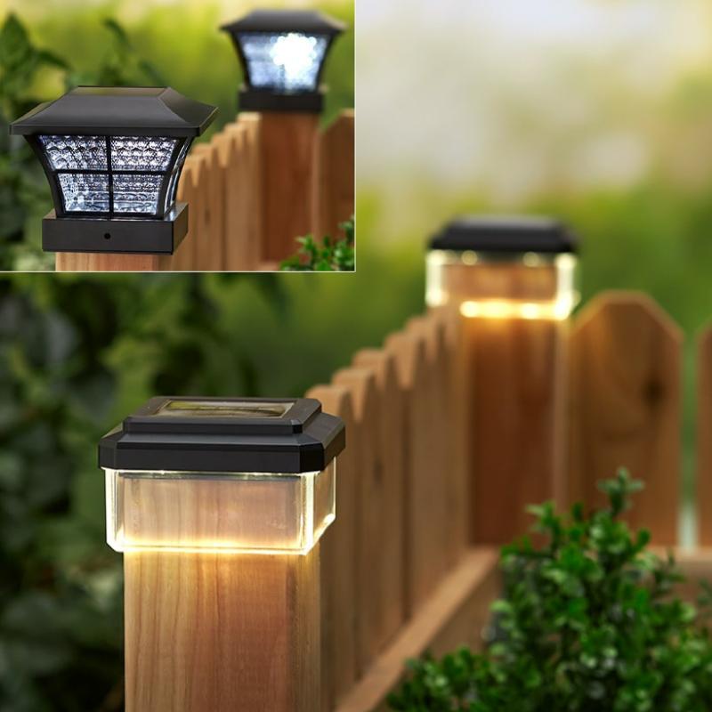 Outdoor Decor | Sets Of 2 Solar Post Cap Lights Garden & Outdoors Outdoor Decor