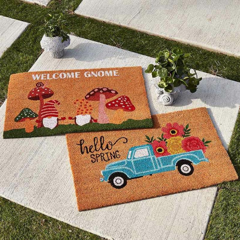 Outdoor Decor | Spring Garden Coir Doormat Garden & Outdoors Outdoor Decor