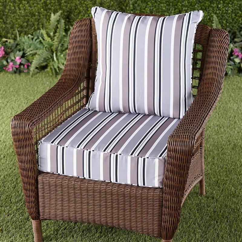 Outdoor Furniture | 2-Pc. Outdoor Seat Cushion Sets Garden & Outdoors Outdoor Decor