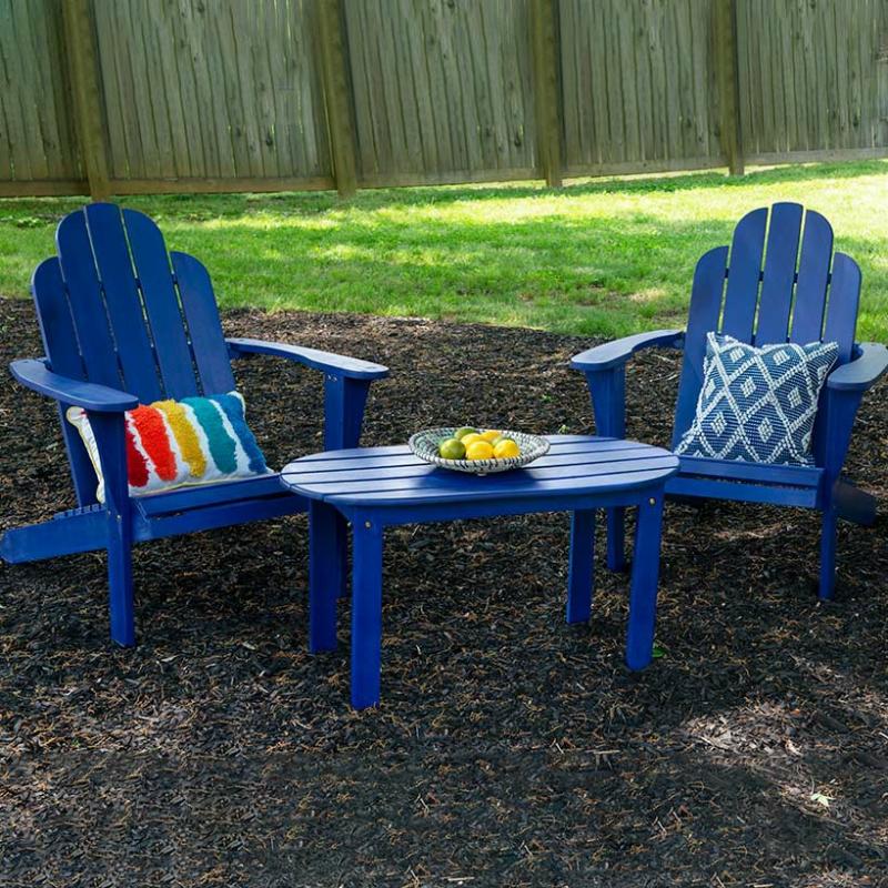 Outdoor Furniture | Adirondack Chairs Garden & Outdoors Blue