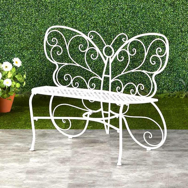 Outdoor Furniture | Metal Butterfly Bench Garden & Outdoors Outdoor Furniture