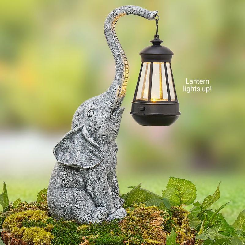 Solar & Outdoor Lighting | Solar Elephant Garden Decoration Garden & Outdoors Garden Accents