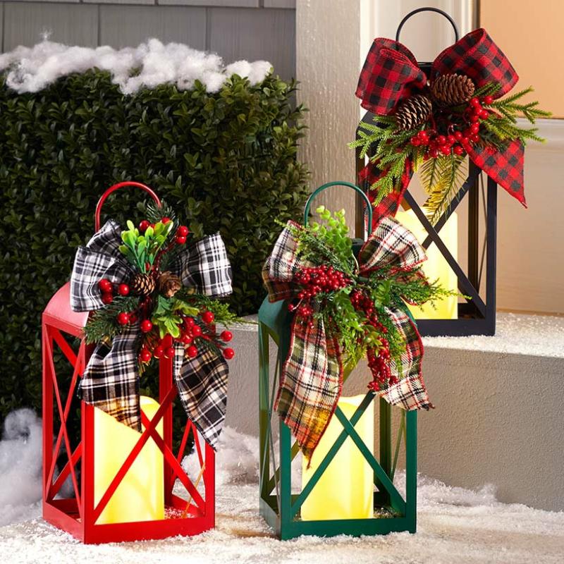 Solar & Outdoor Lighting | Solar Holiday Lanterns Garden & Outdoors Black