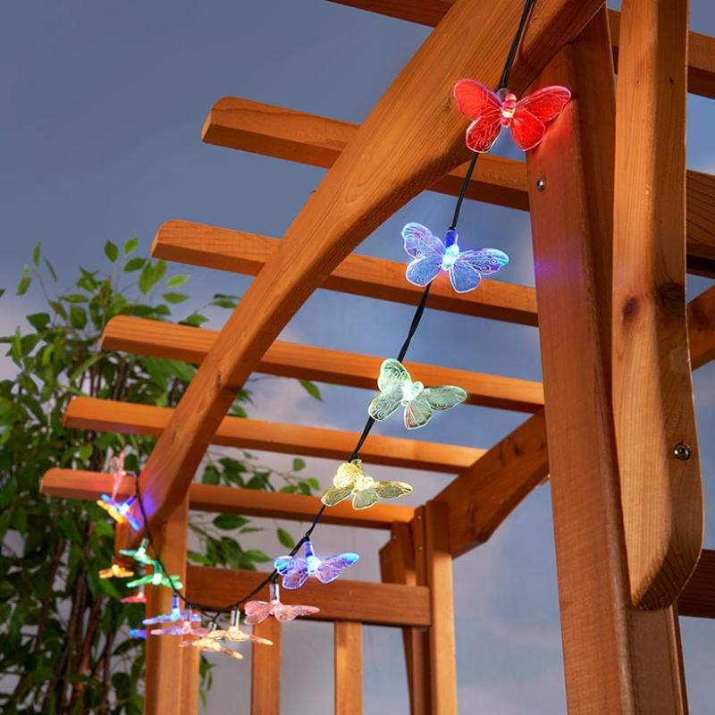 Solar & Outdoor Lighting | Solar Multicolored String Lights Garden & Outdoors Solar & Outdoor Lighting