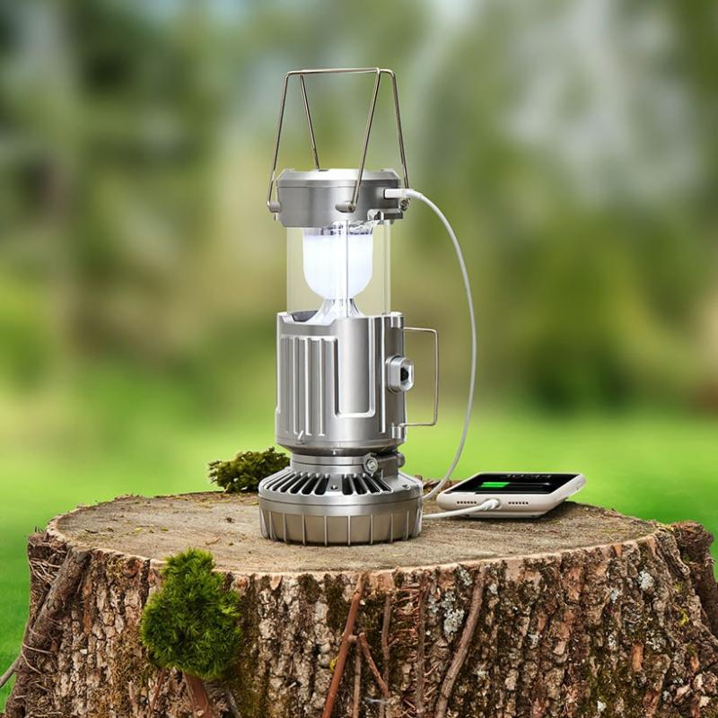 Solar & Outdoor Lighting | Solar-Powered Camping Lantern With Fan Garden & Outdoors Solar & Outdoor Lighting