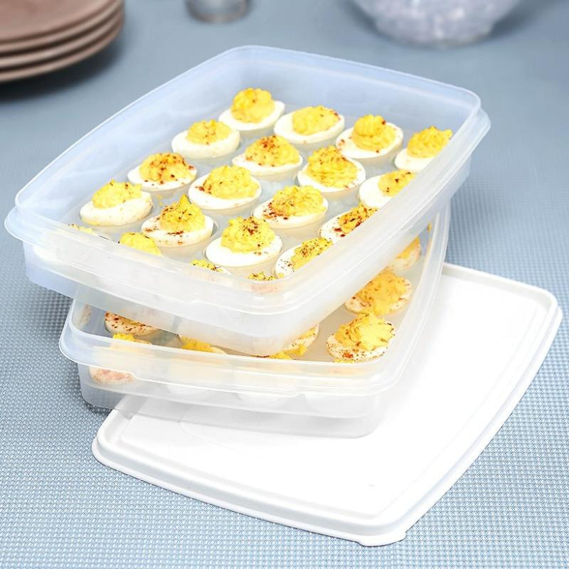 Storage & Organization | 2-Layer Egg Keeper Bowls & Containers Bowls & Containers