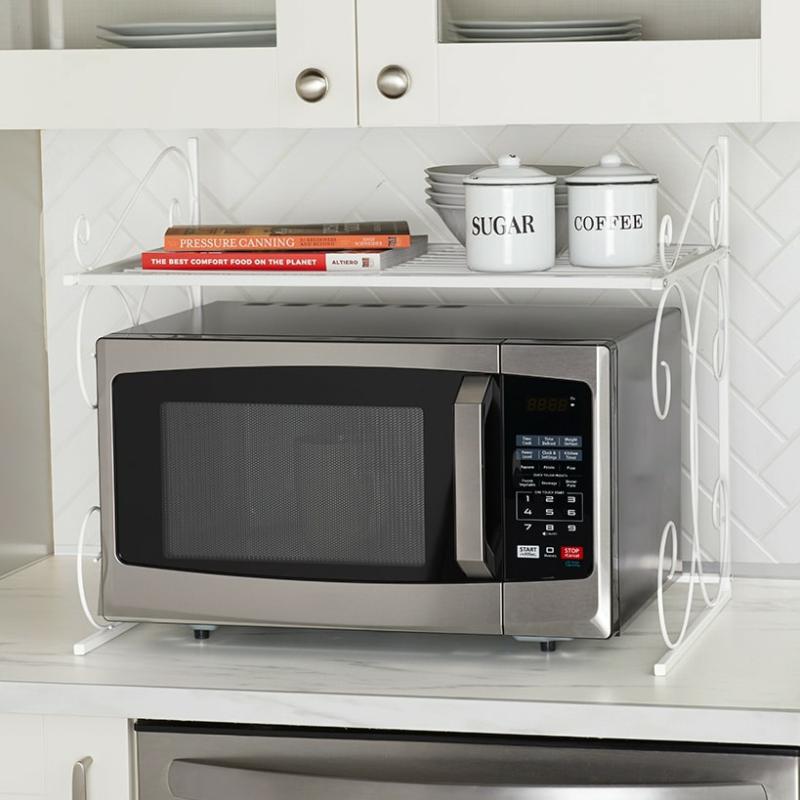 Storage & Organization | Over The Microwave Shelves Kitchen & Dining Black