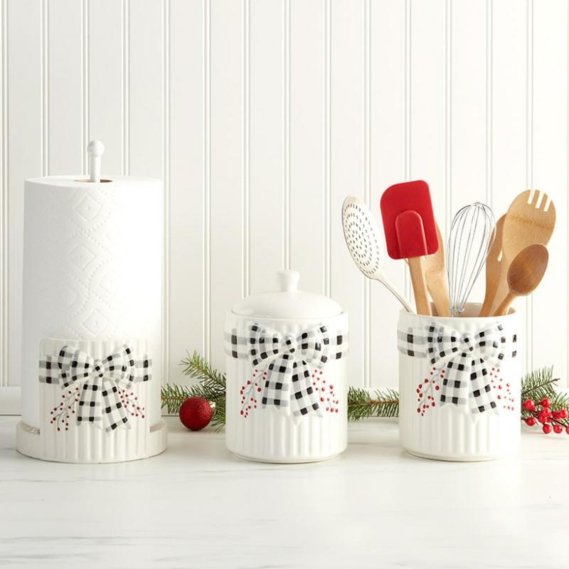 Storage & Organization | Plaid And Berries Kitchen Canister Kitchen & Dining Storage & Organization