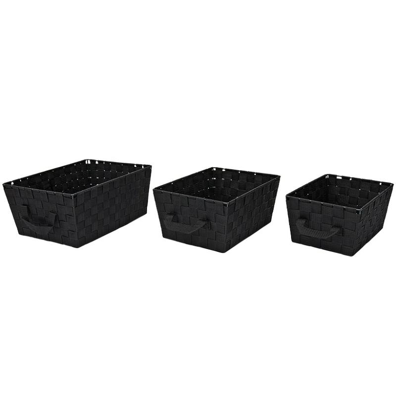 Storage & Organization | Set Of 3 Whitmor Woven Storage Baskets Kitchen & Dining Storage & Organization