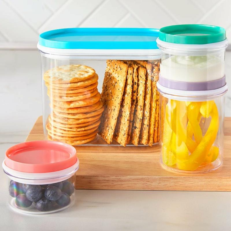 Storage & Organization | Set Of 4 Mini Storage Containers With Lids Kitchen & Dining Storage & Organization