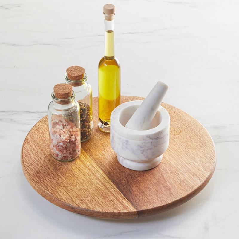 Storage & Organization | Wood Lazy Susan Appliances & Gadgets Appliances & Gadgets