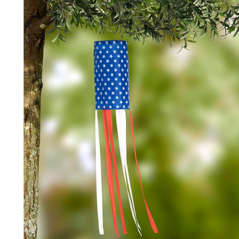 Outdoor Decor | Americana Flag Windsock Garden & Outdoors Outdoor Decor