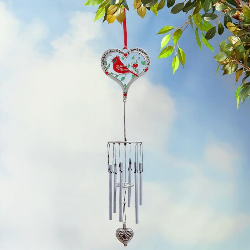 Garden Accents | Memorial Cardinal Windchime Garden & Outdoors Garden Accents