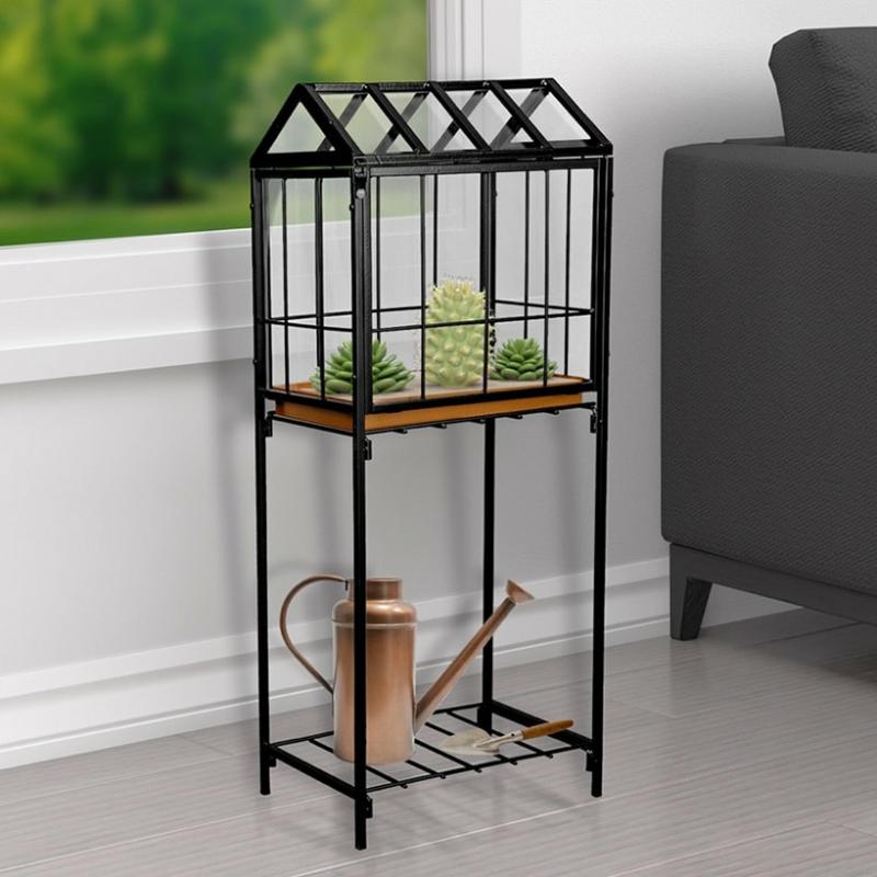 Planters & Gardening | Glass Terrarium Planter With Stand Garden & Outdoors Planters & Gardening