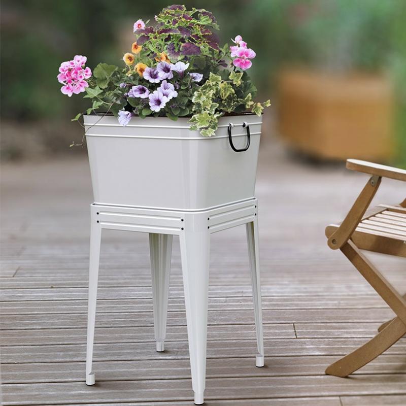 Planters & Gardening | Milkhouse Beverage Tub And Planter With Stand Garden & Outdoors Planters & Gardening